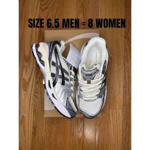 Asics Gel-Kayano 14 Cream Black Metallic Plum size 6.5 men = 8 women
